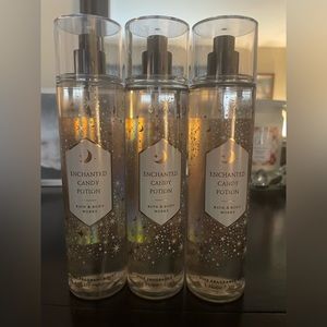 Brand new set of 3 BBW Enchanted Candy Potion Fine Fragrance Mist